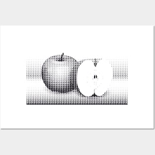 Apple and one half Posters and Art